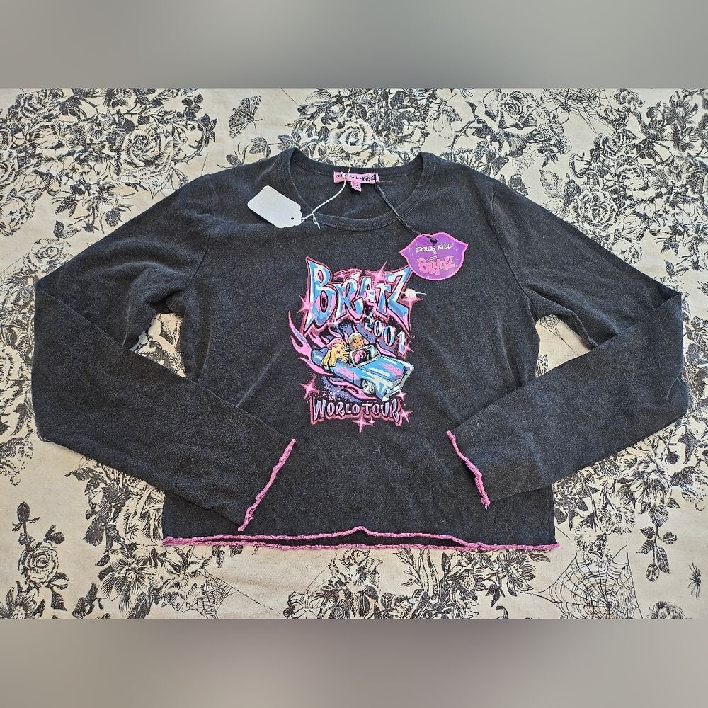 Y2K World Tour Long Sleeve Tee Dolls Kill x Bratz